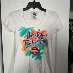 Harley-Davidson airbrush t shirt